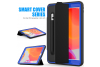 iPad 2019 10.2 inch Bumper Case met Smartcover Blauw