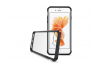 Iphone 8 Plus Back cover Transparant Air Hybrid Zwart
