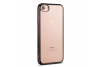Iphone 8 Back cover TPU case Transparant Zwart