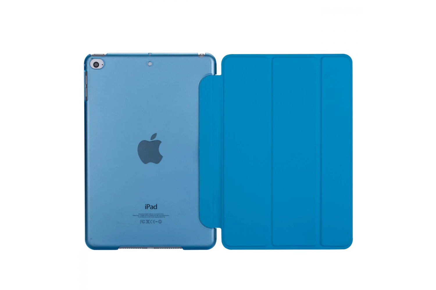 iPad Mini 4 Hard Tri-Fold Book Cover Blauw