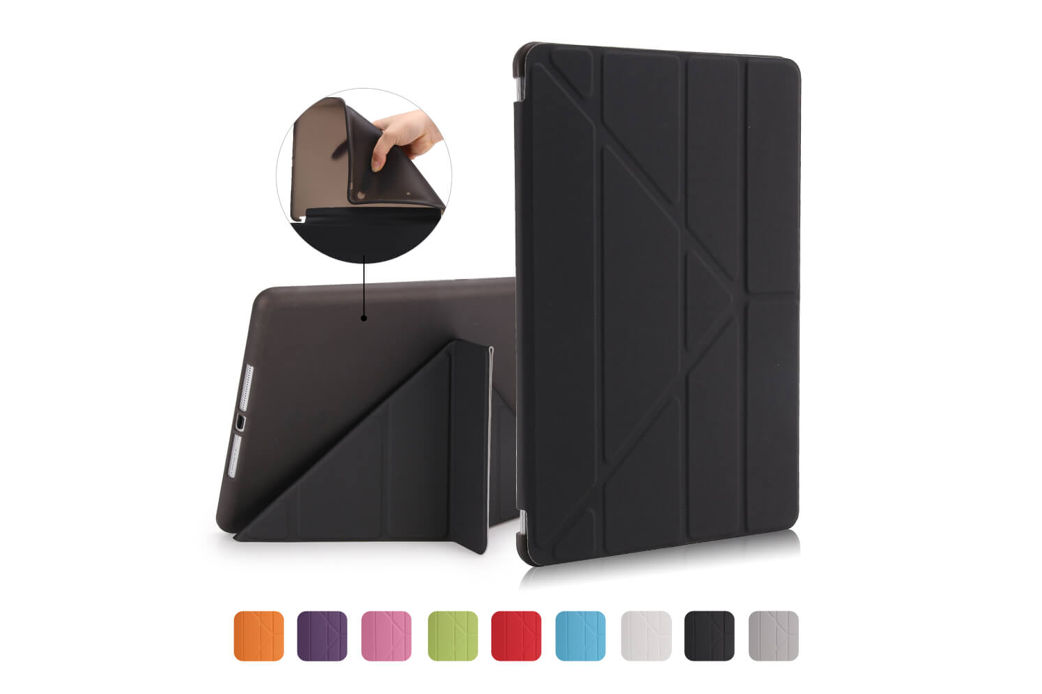 iPad 2017 9.7 Flipstand Cover zwart 