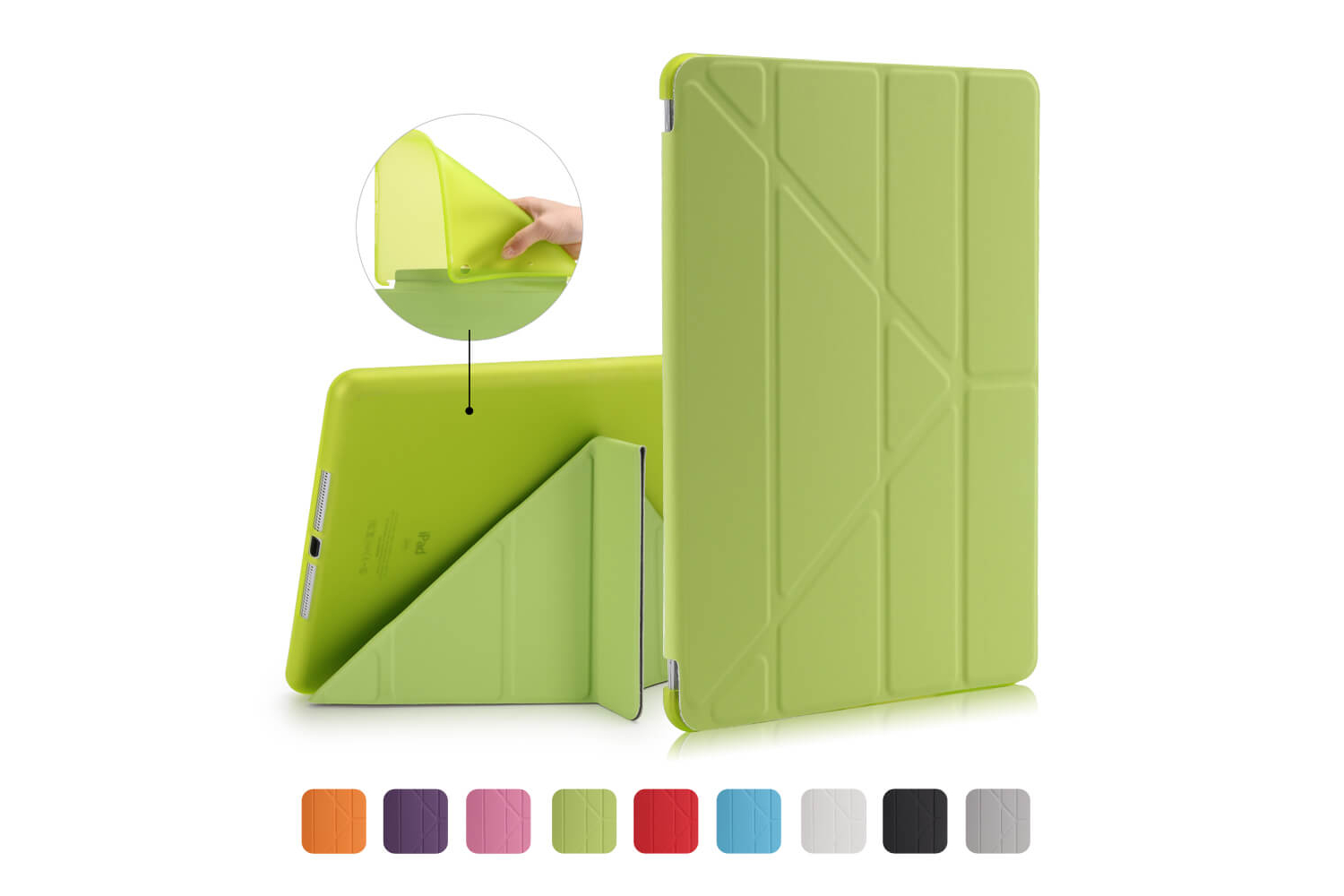 iPad 2017 9.7 Flipstand Cover groen