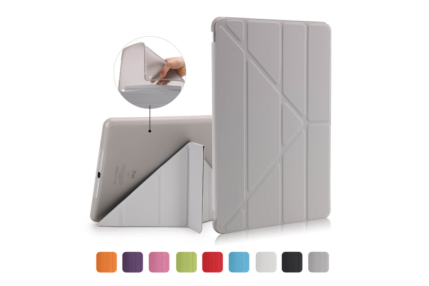 Flipstand Cover iPad Air 1 grijs 