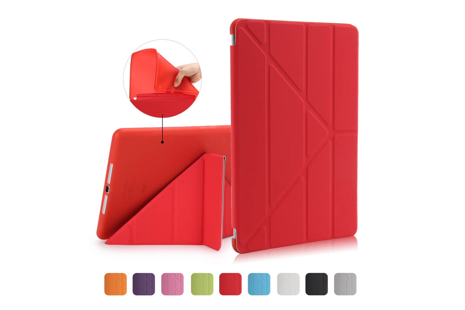 Flipstand Cover iPad Air 1 rood 