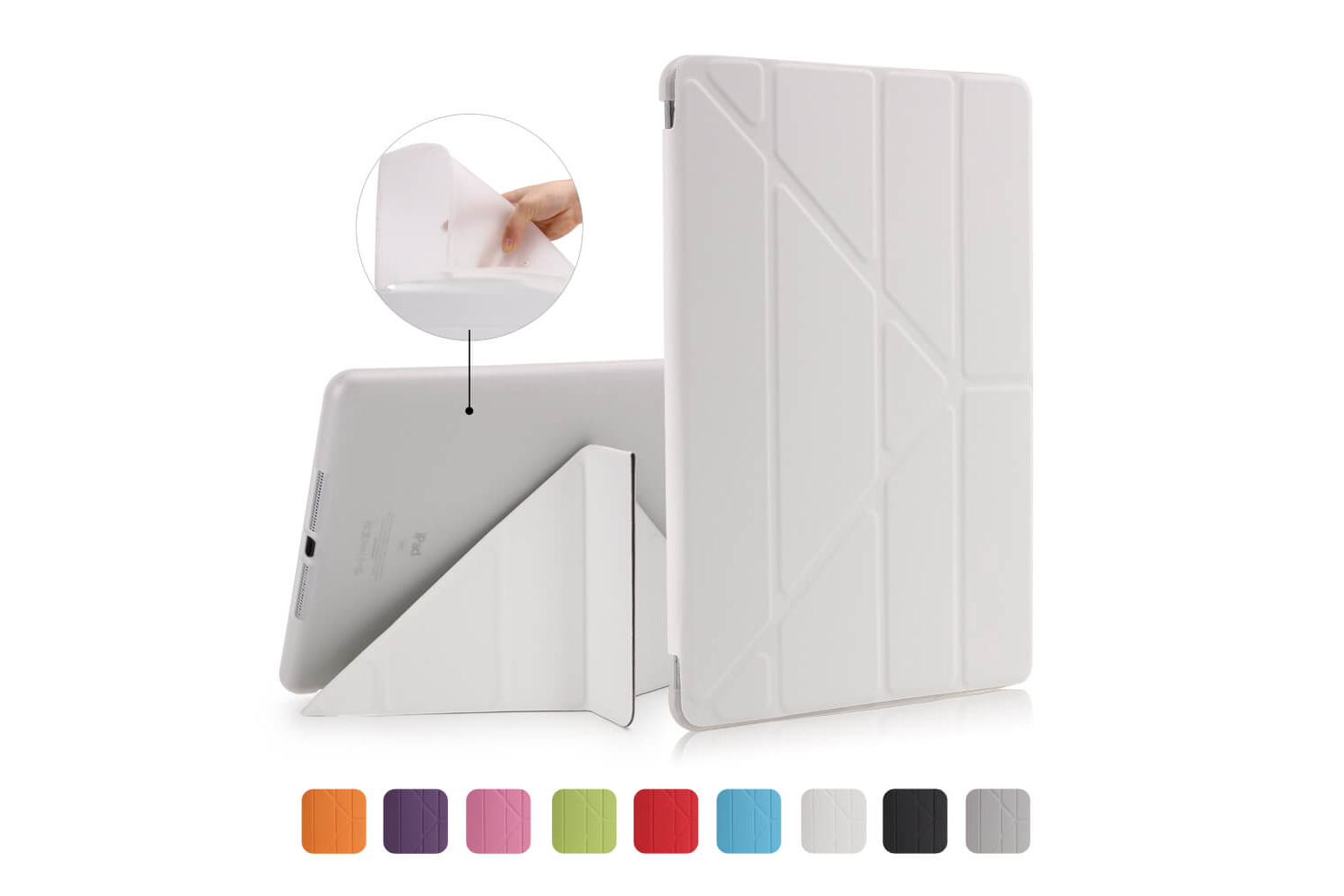 iPad 2017 9.7 Flipstand Cover wit