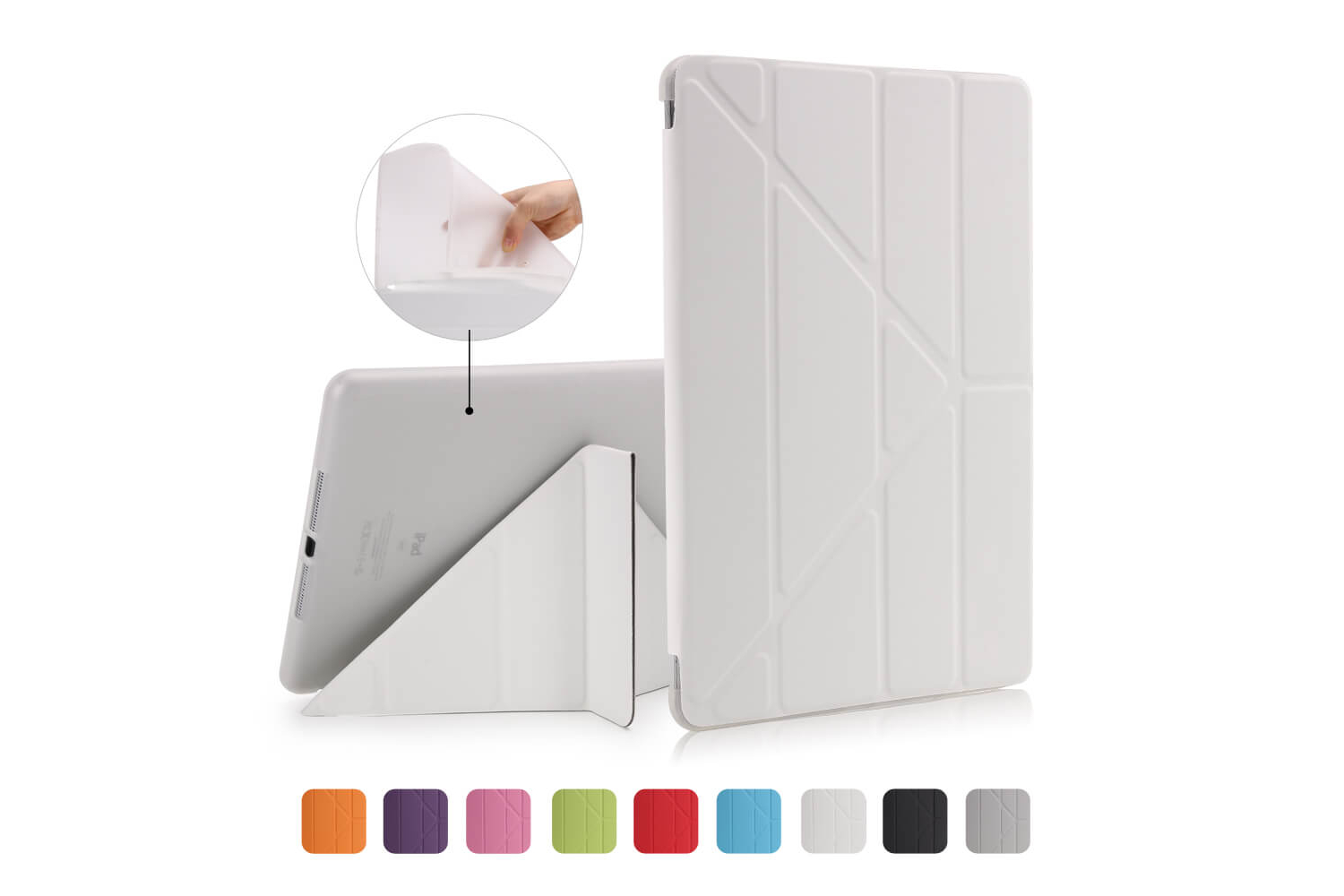 iPad 9.7 (2018) Flipstand Cover wit