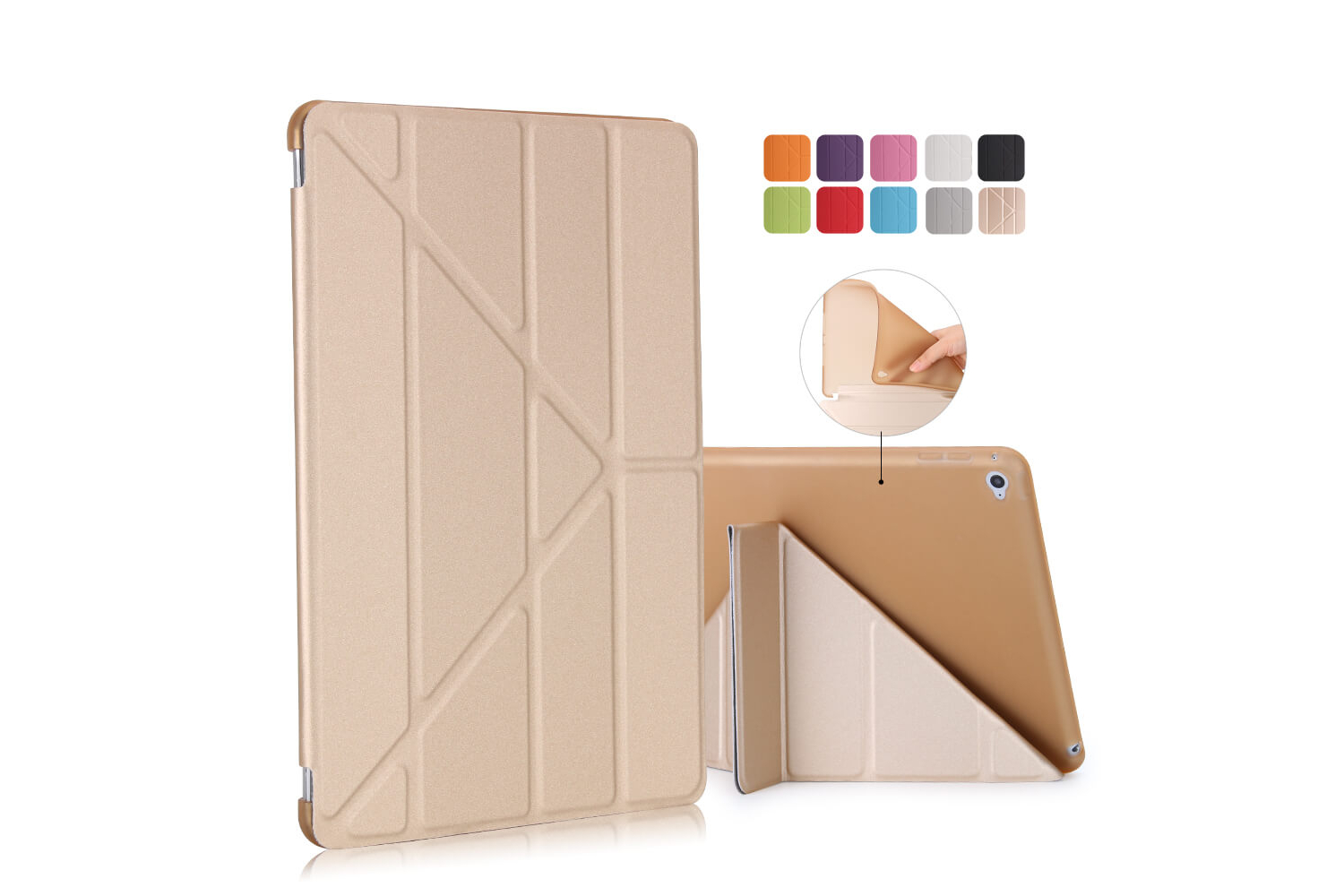 Flipstand Cover iPad Air 2 goud 
