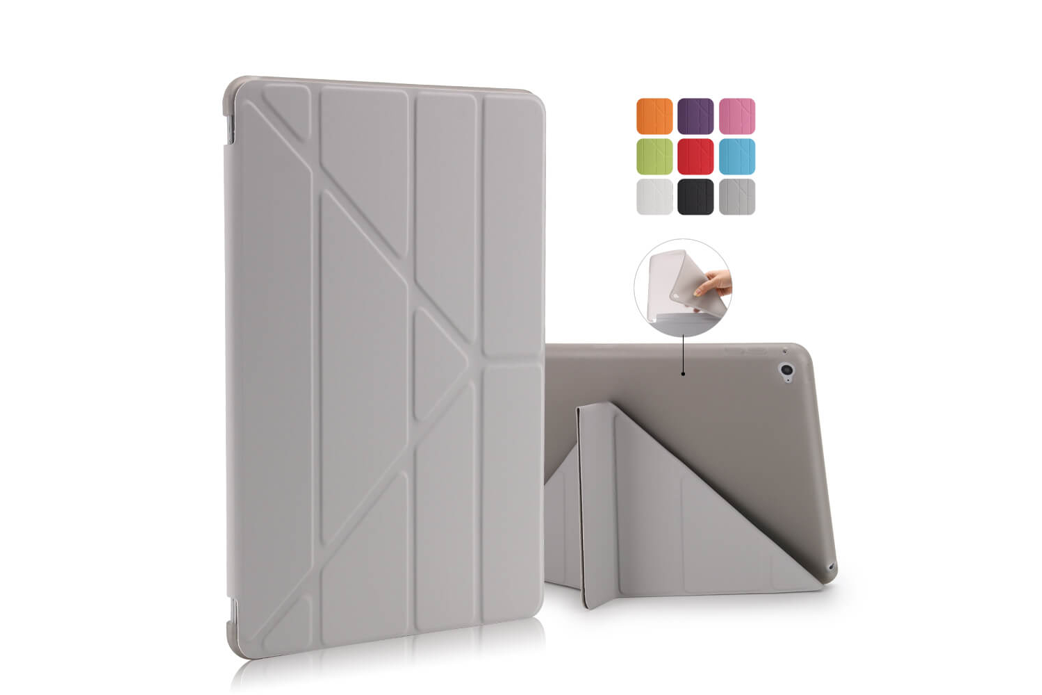 Flipstand Cover iPad Air 2 grijs 