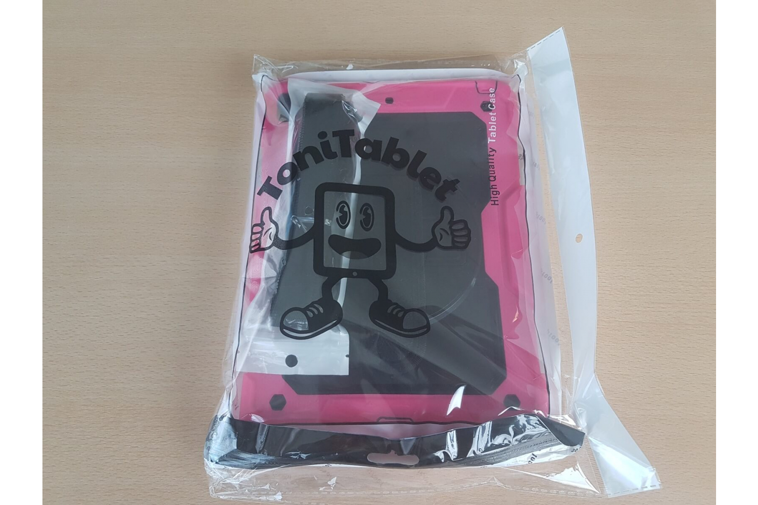 iPad 2018 9.7 inch draaibare Bumper Case roze