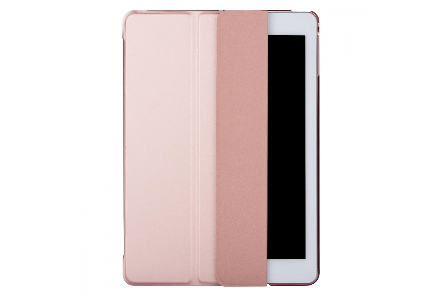 iPad 2017 9.7 inch Hard Tri-Fold Book Cover Rose Goud