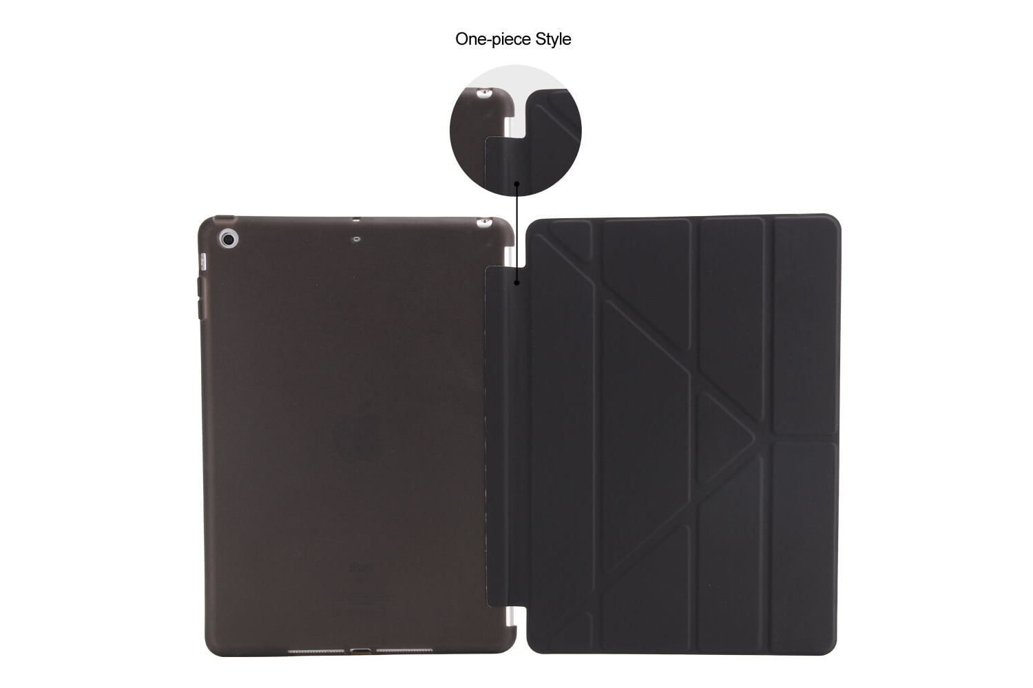 iPad 9.7 (2018) Flipstand Cover zwart 