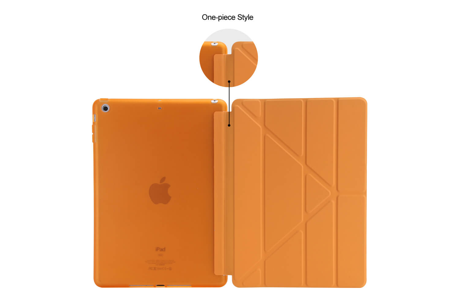 iPad 9.7 (2018) Flipstand Cover oranje