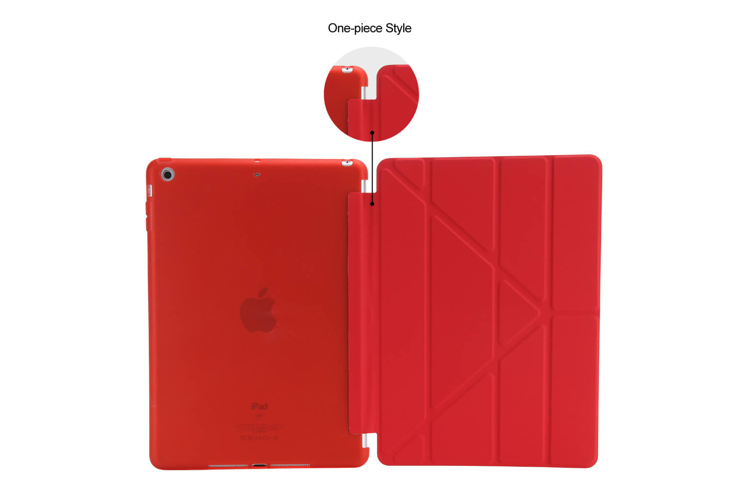 Flipstand Cover iPad Air 1 rood 