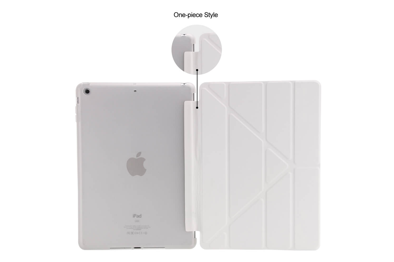 iPad 9.7 (2018) Flipstand Cover wit