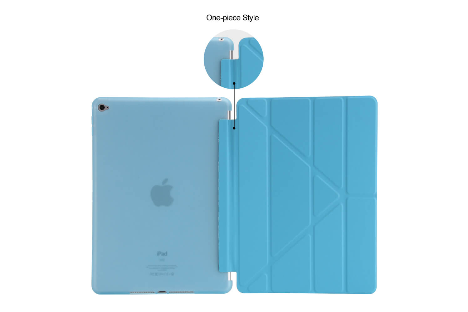 Tol Bruidegom negatief Flipstand Cover iPad Air 2 blauw Travel Case | tablettotaal.nl