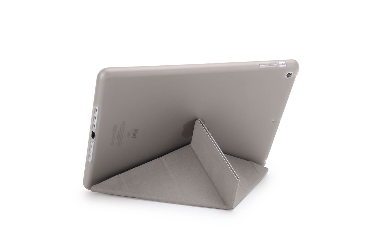 iPad 9.7 (2018) Flipstand Cover grijs