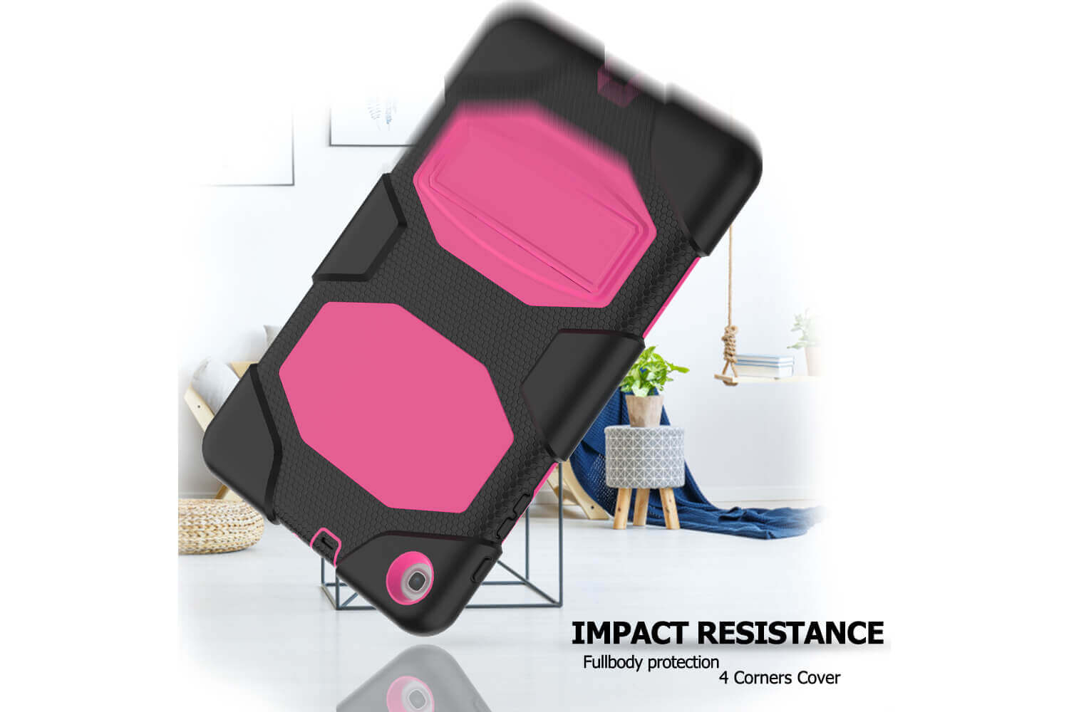 samsung tab a 10.1 model 2019 bumper case pink