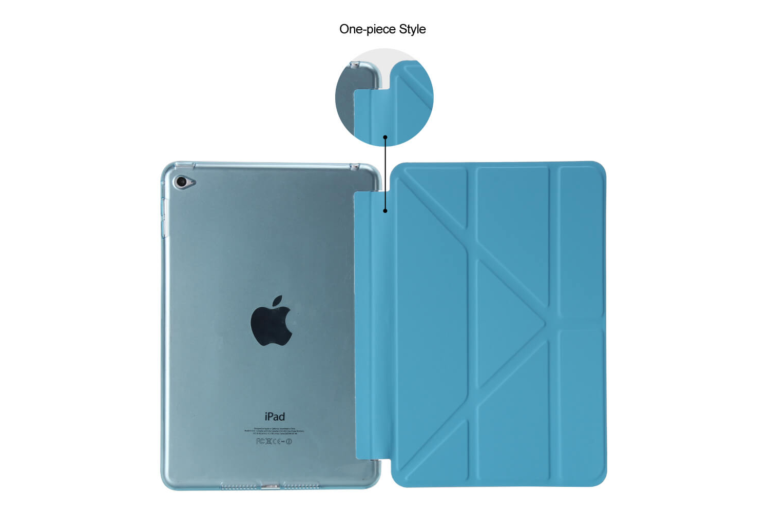 Flipstand Cover iPad Mini 4 blauw 