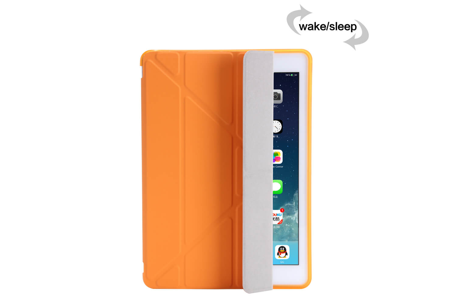 Flipstand Cover iPad Air 1 oranje 