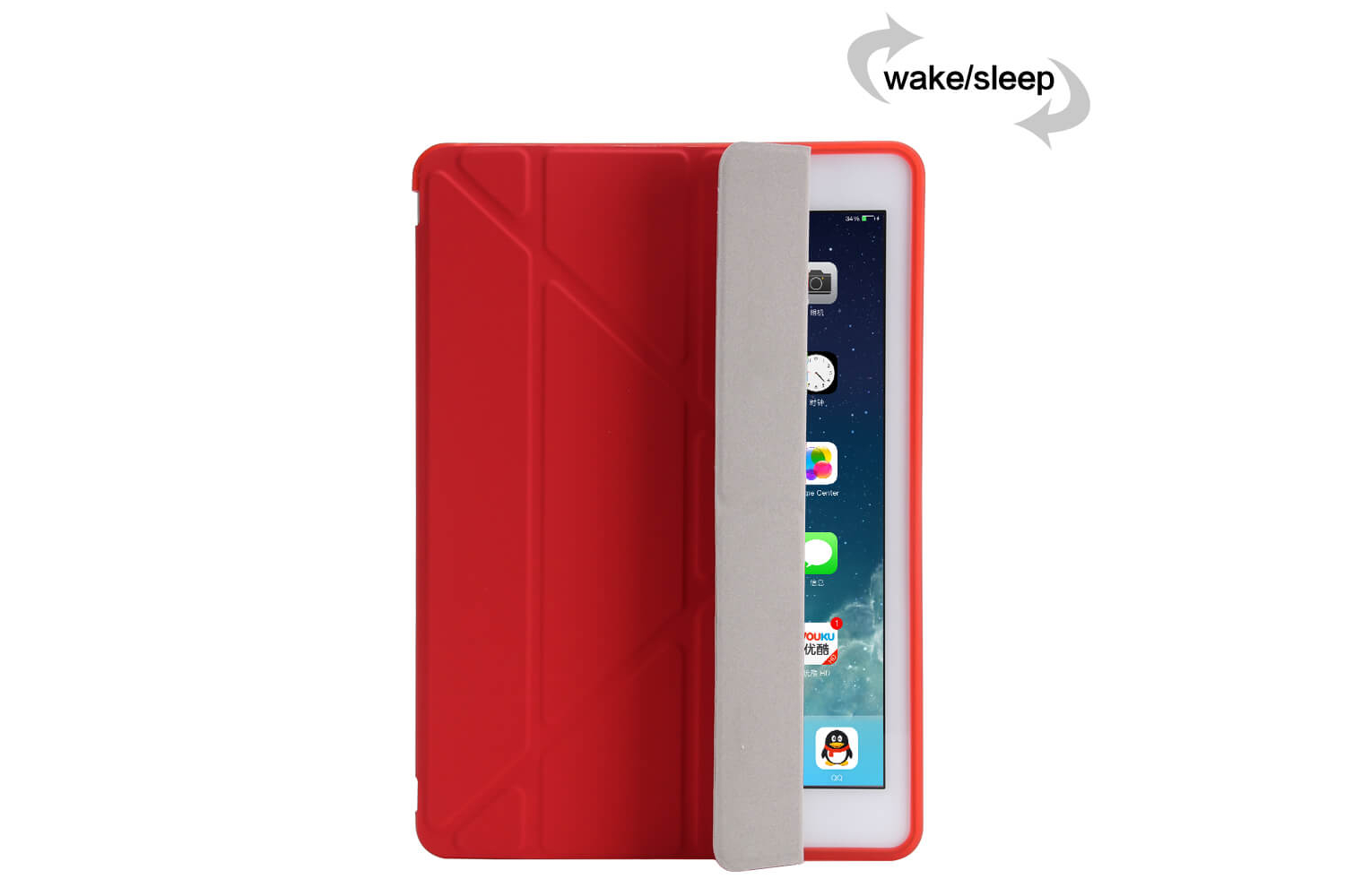 Flipstand Cover iPad Air 1 rood 