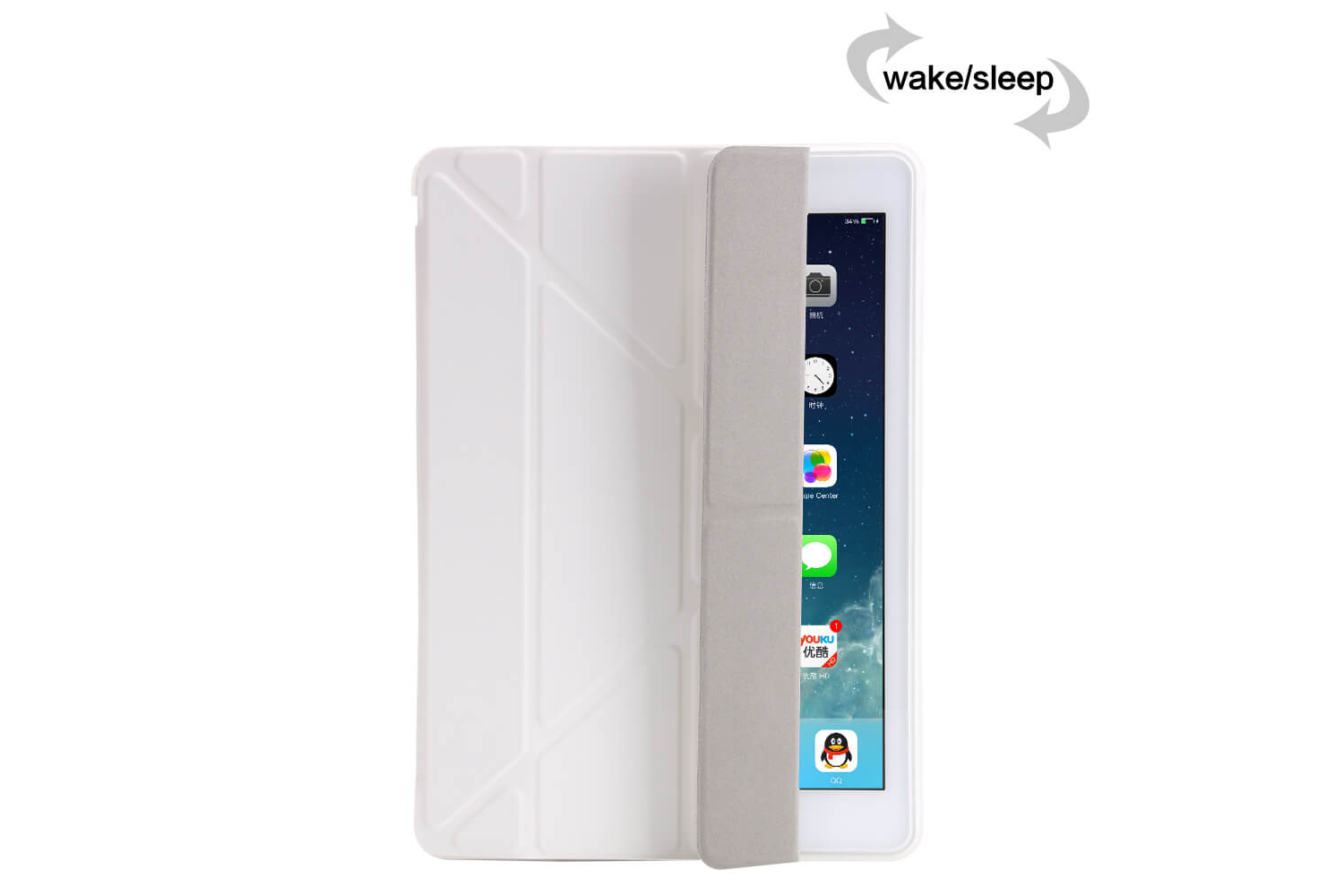 iPad 9.7 (2018) Flipstand Cover wit