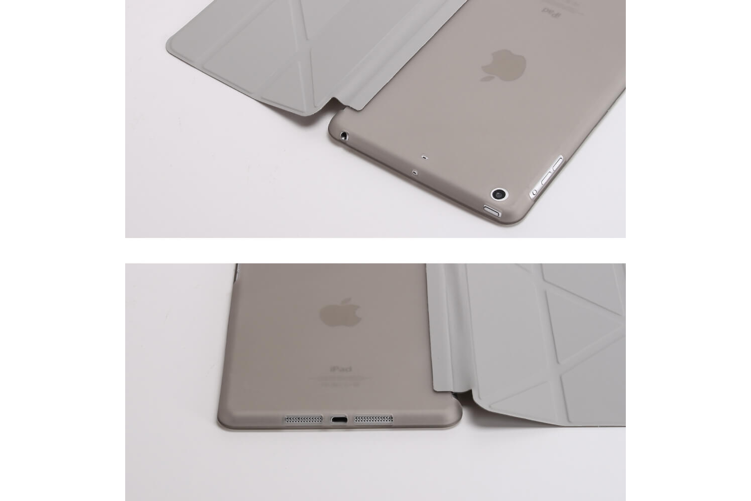 Flipstand Cover iPad Mini 1-2-3 grijs 