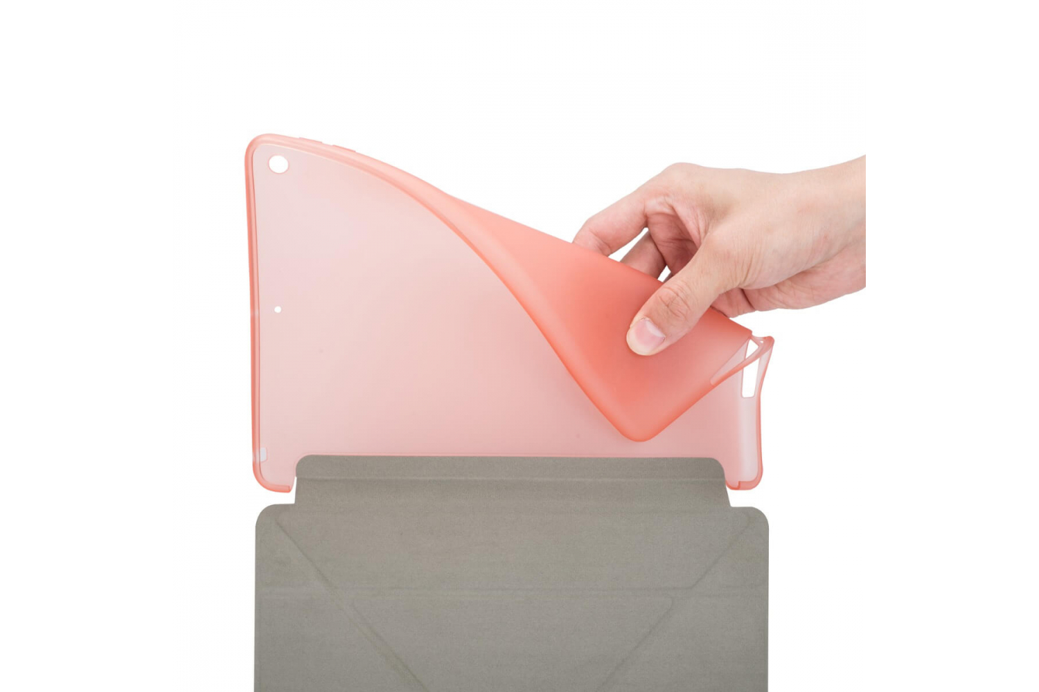 iPad 9.7 (2018) Flipstand Cover rose goud