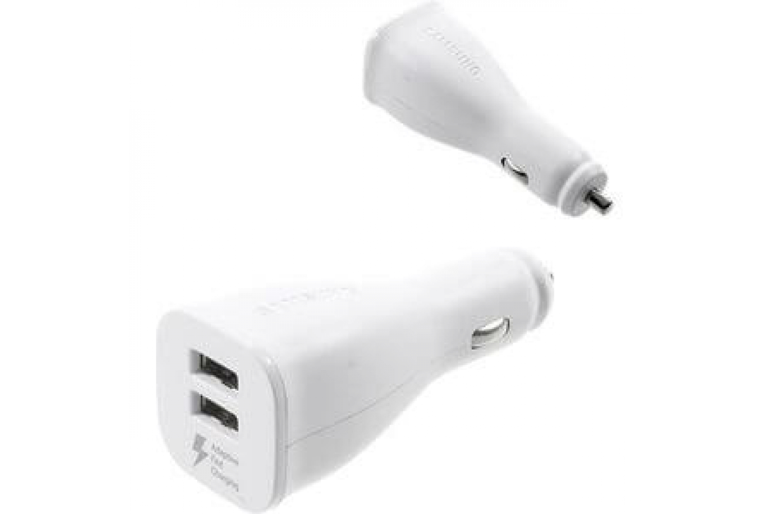 Samsung A3 - A5 2017 autolader 2 x fast charger inclusief Samsung USB TYPE-C kabel wit