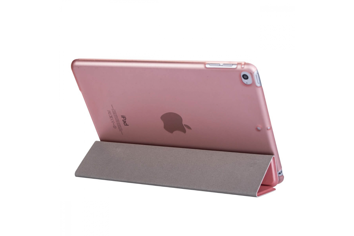 iPad Mini 5 Hard Tri-Fold Book Cover Rose Goud