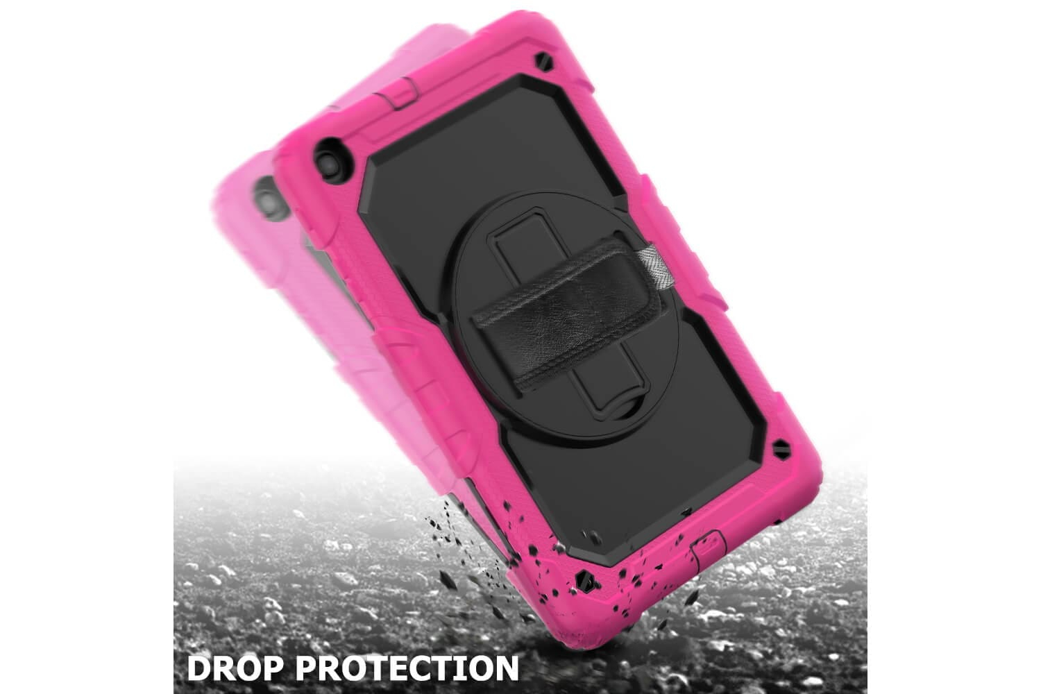 rotating case for samsung galaxy tab a 10.1 2019 pink