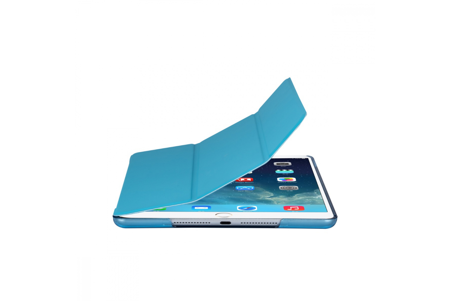 iPad 2019 10.2 inch Hard Tri-Fold Book Cover Blauw