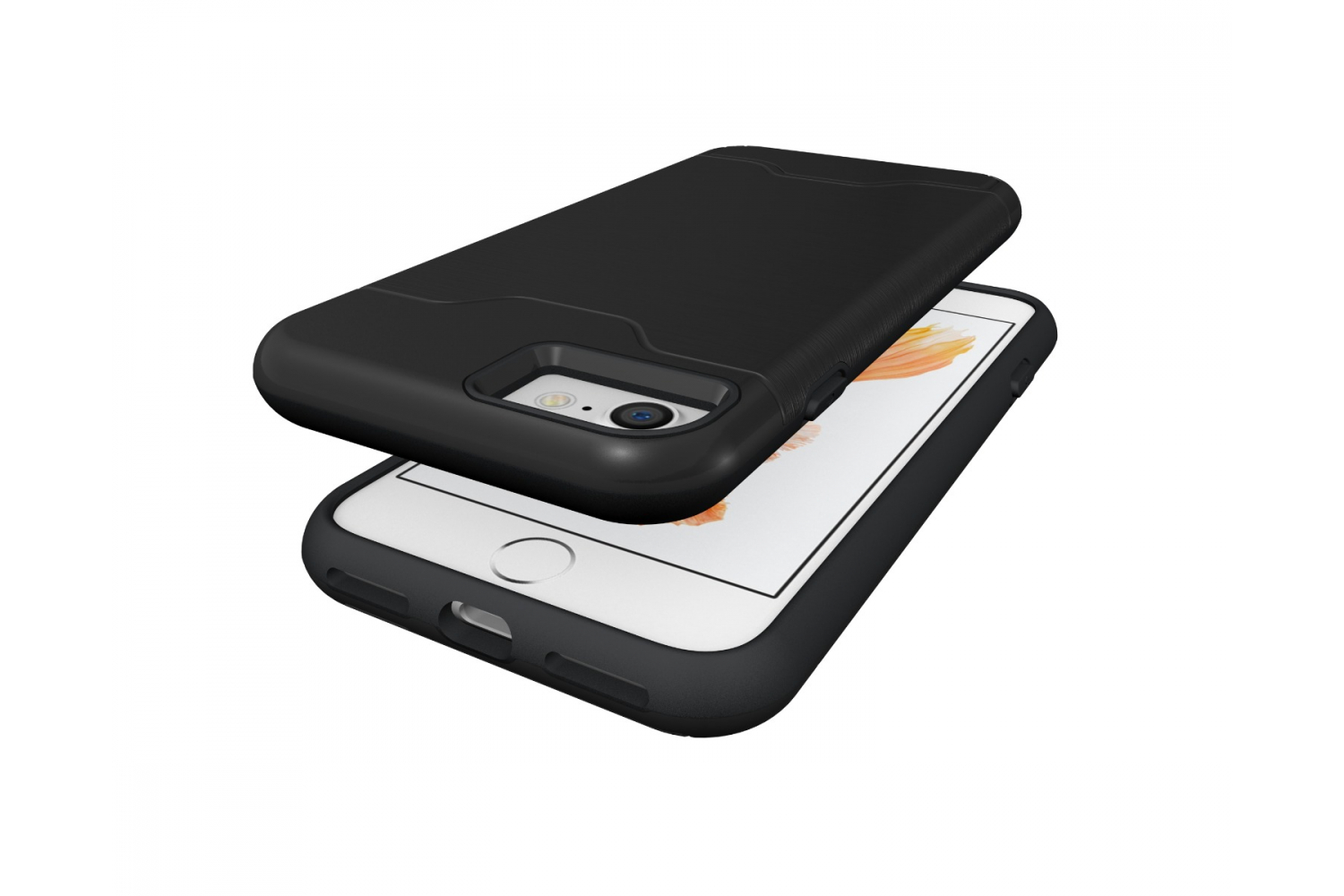 Iphone 7 Back Cover Case Zwart