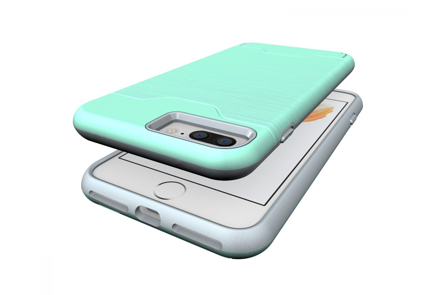 Iphone 7 Plus Back Cover Case Mintgroen