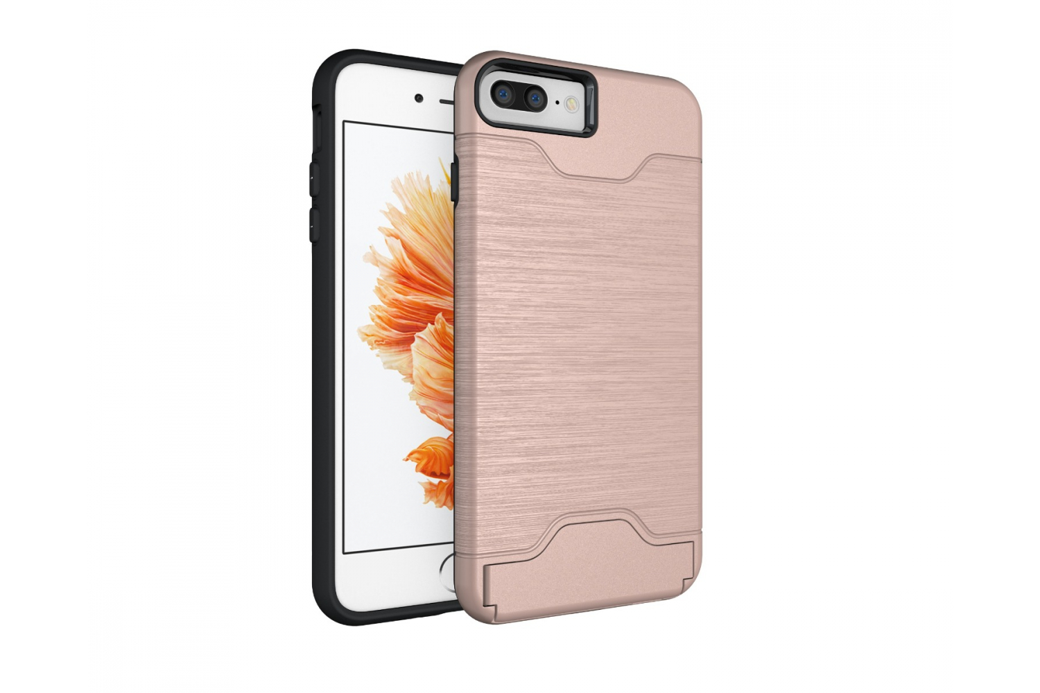 Iphone 8 Plus Back Cover Case Rose goud