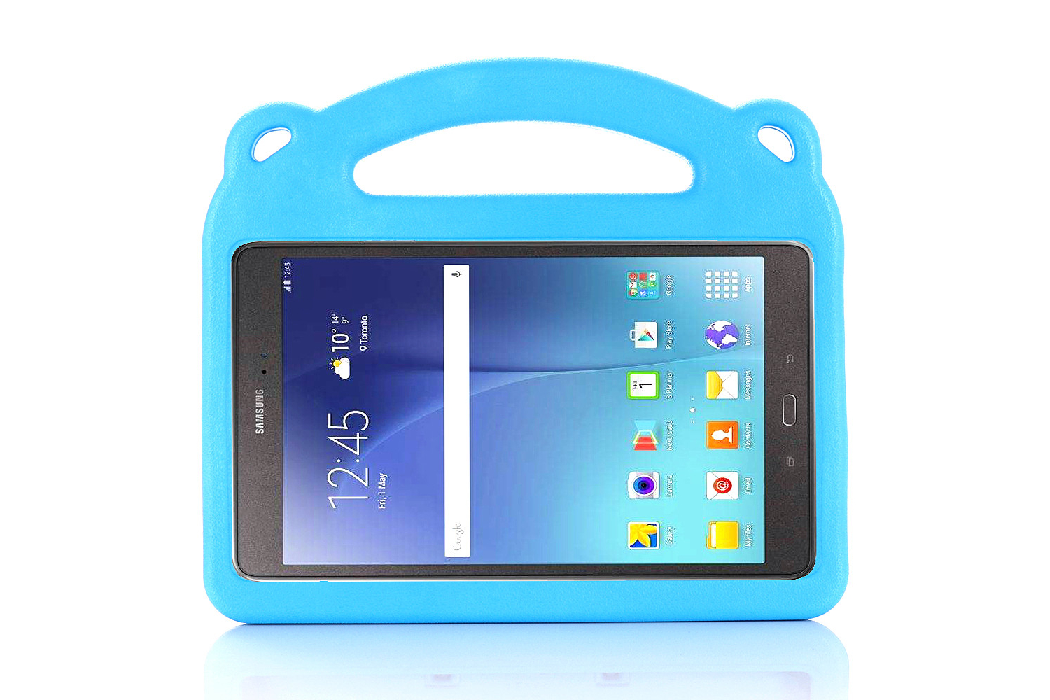 Samsung Galaxy Tab A 8.0 model 2019 Kinderhoes Beertje Blauw