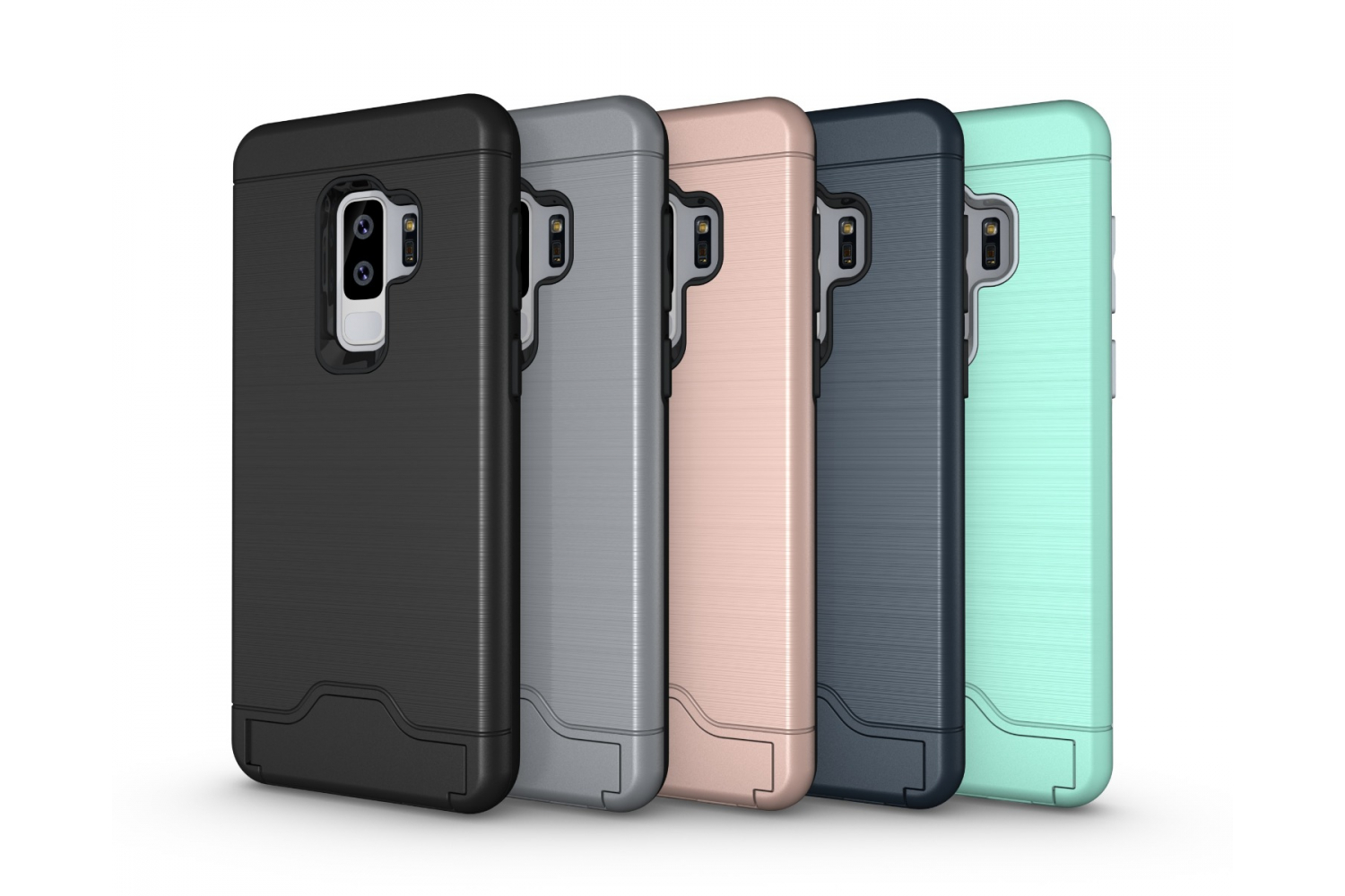 Samsung Galaxy S9 Plus Back Cover Case Zilver
