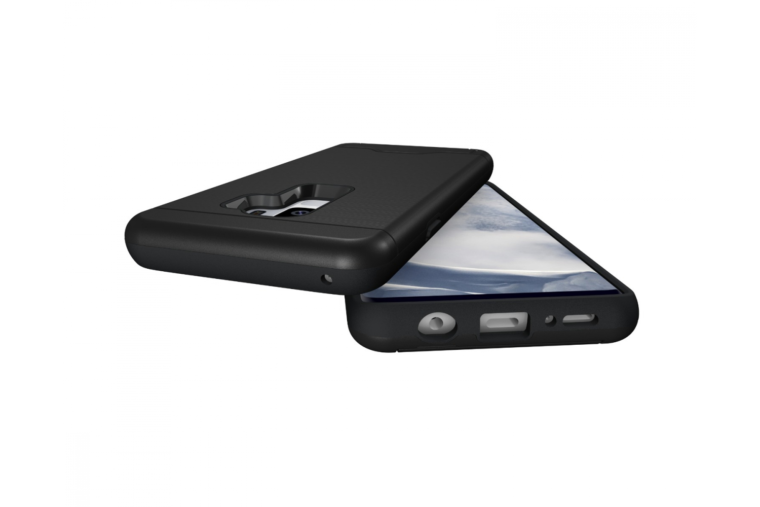 Samsung Galaxy S9 Plus Back Cover Case Zwart