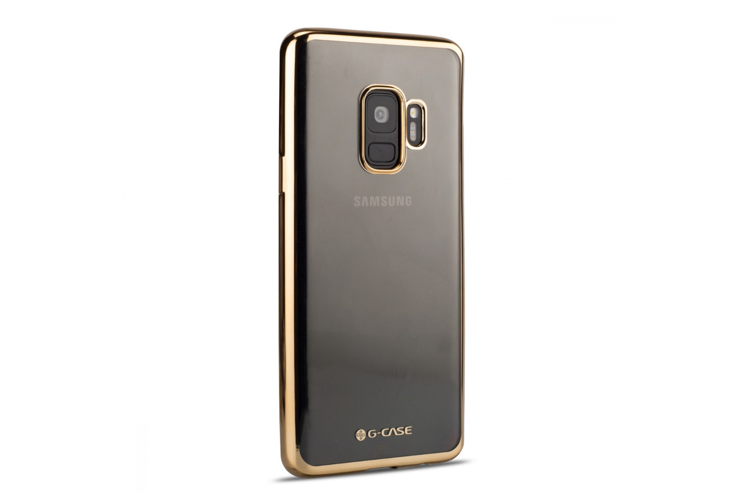 Samsung Galaxy S9 Back cover TPU case Transparant Goud