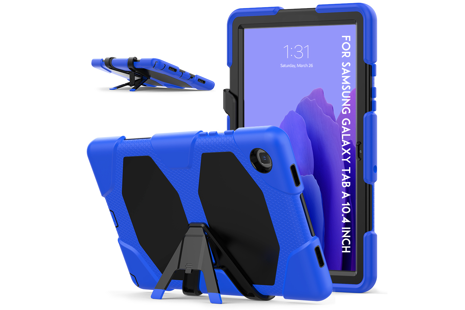 Samsung Tab A7 10.4 inch model 2020 Bumper Case Blauw