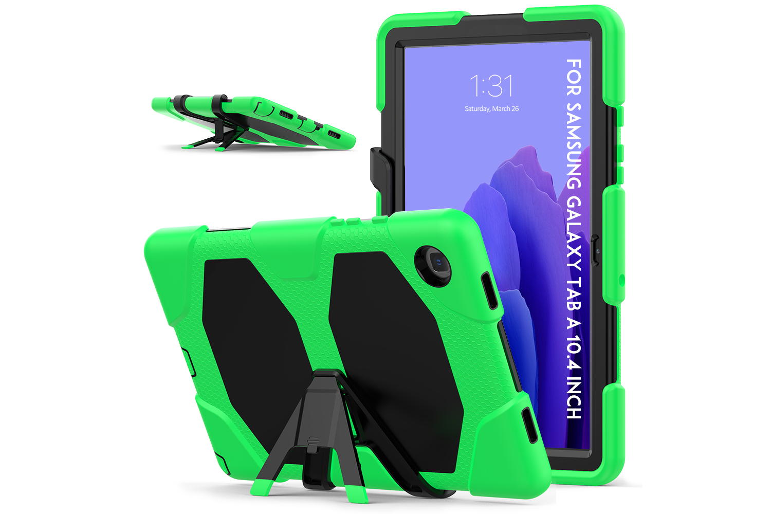 samsung tab a7 10 4 inch model 2020 bumper case groen