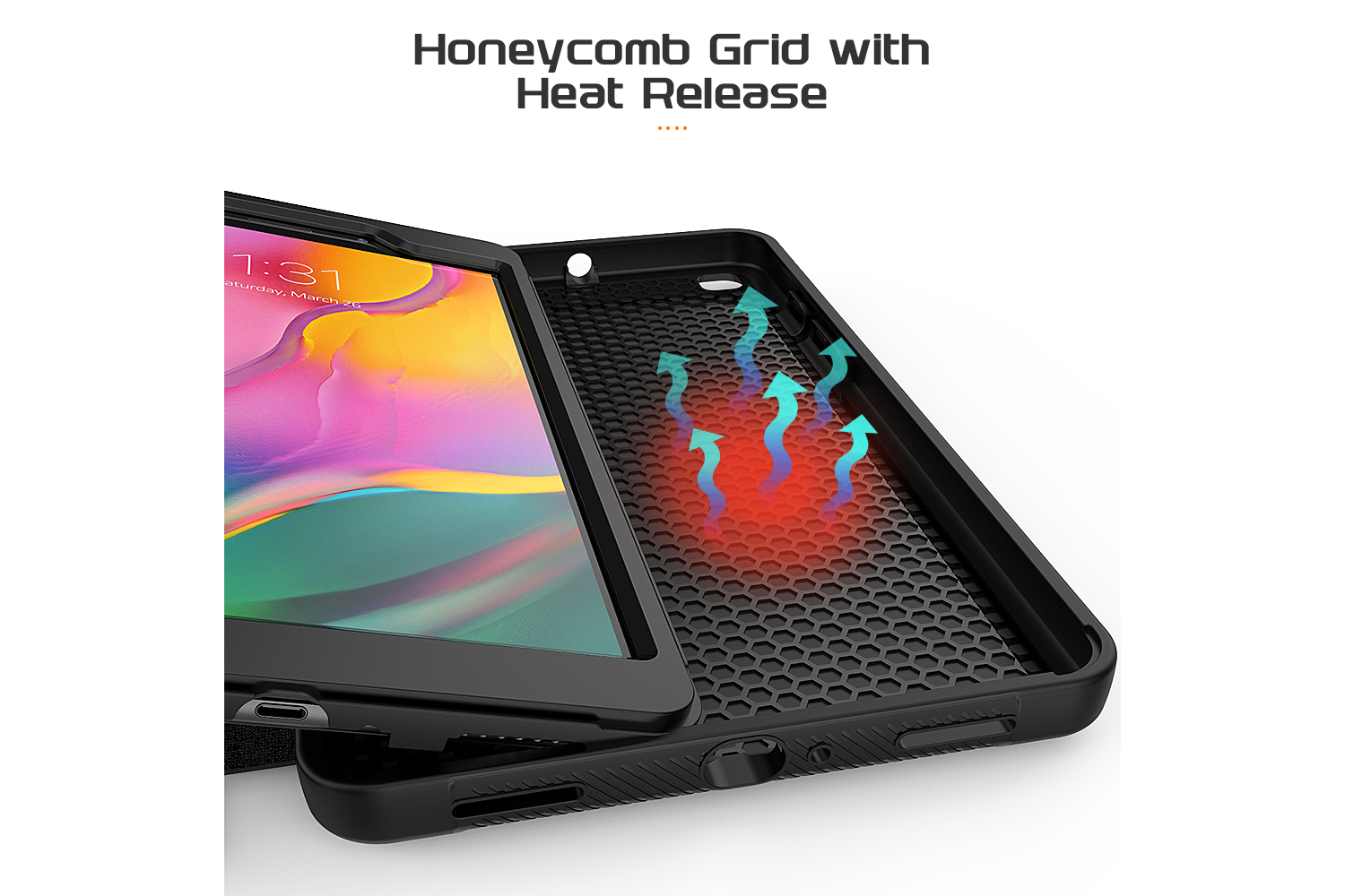 Imperial kolf Zwaaien Samsung tablet hoes 8 INCH | 3-lagen-bescherming - case | tablettotaal |  tablettotaal.nl