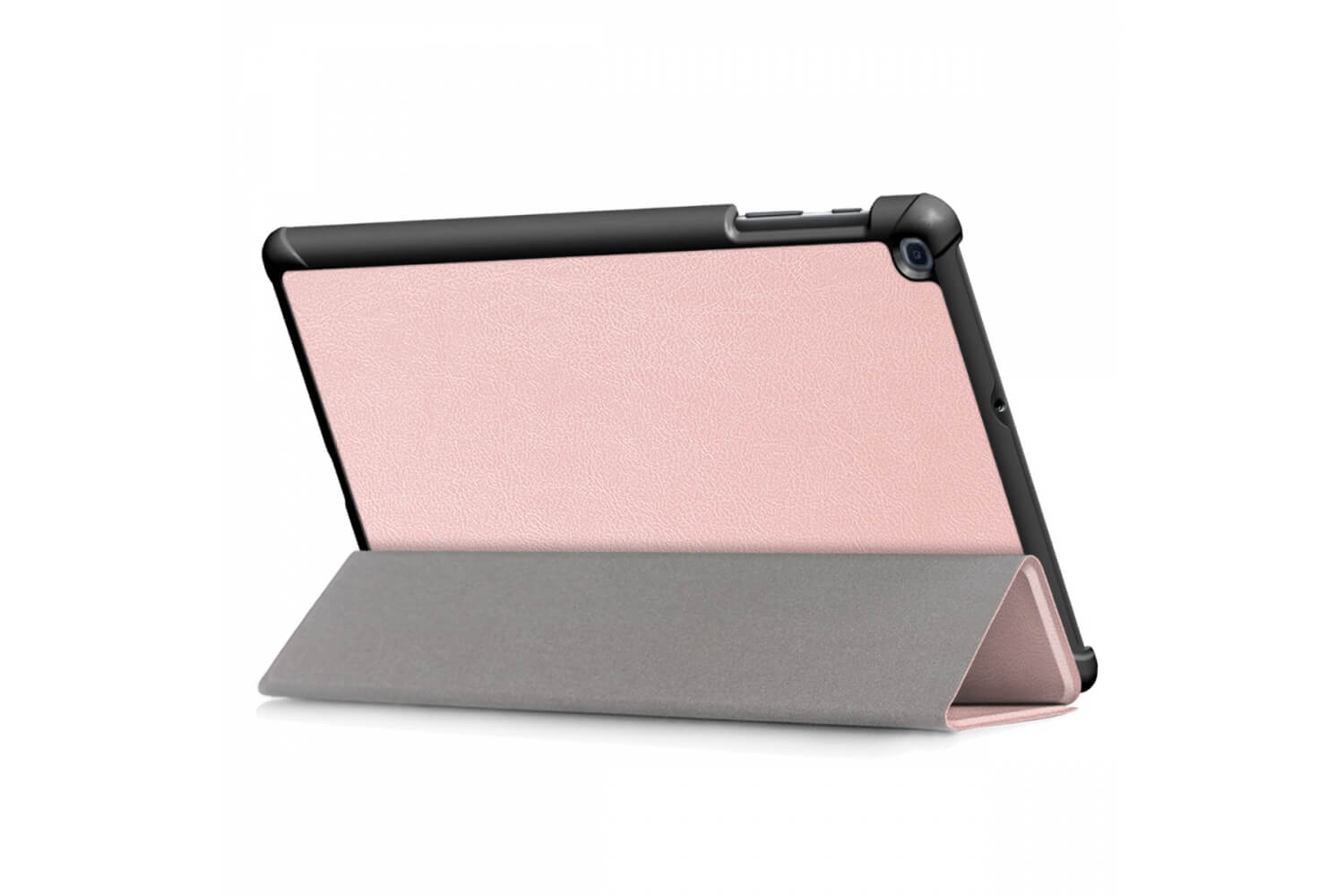 samsung galaxy tab a 10.1 book cover tri-fold rose gold