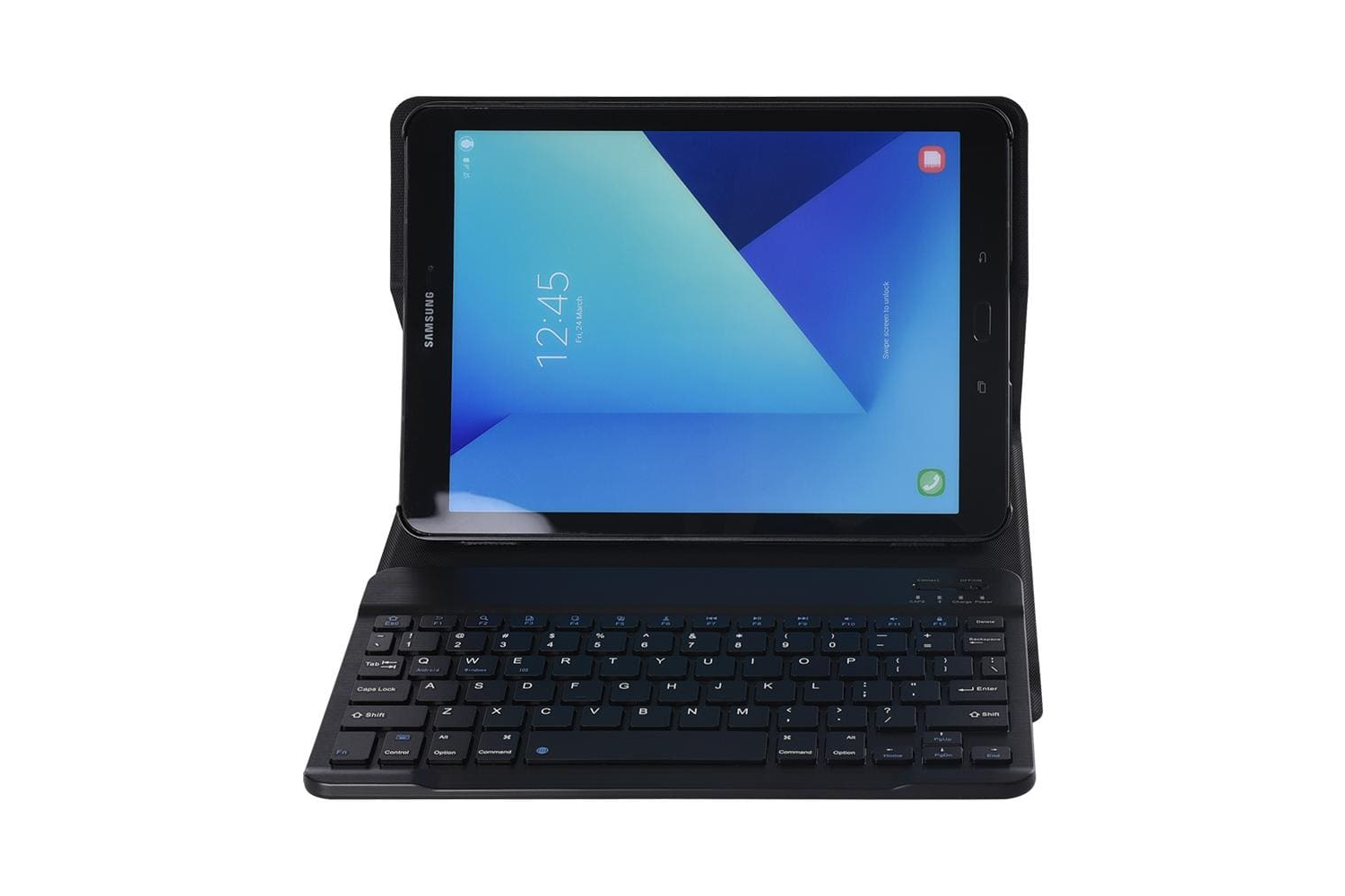 Samsung Galaxy Tab S3 9.7 inch hoes met toetsenbord ultra slim Zwart