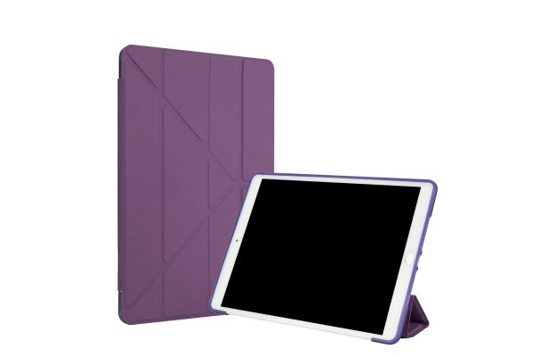 iPad 2019 10.2 inch Book Case Origami Paars