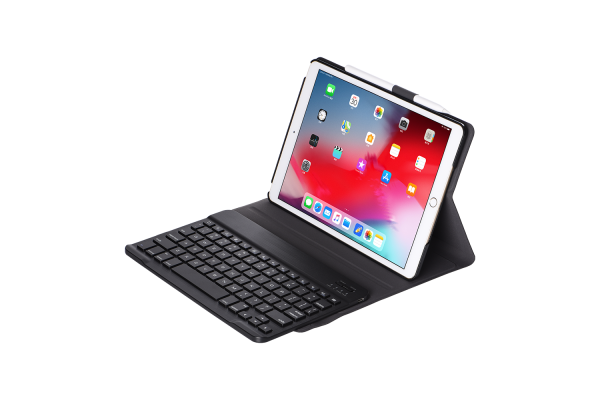 iPad 2019 10.2 inch hoes met toetsenbord ultra slim zwart