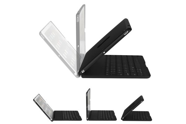iPad Air 1 Case Bluetooth verlicht Toetsenbord zwart