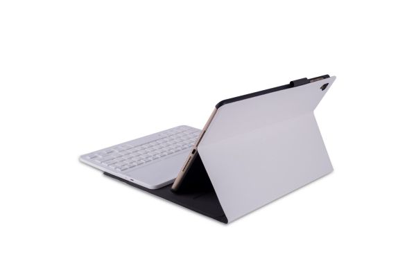 iPad Air hoes met toetsenbord ultra slim deluxe wit