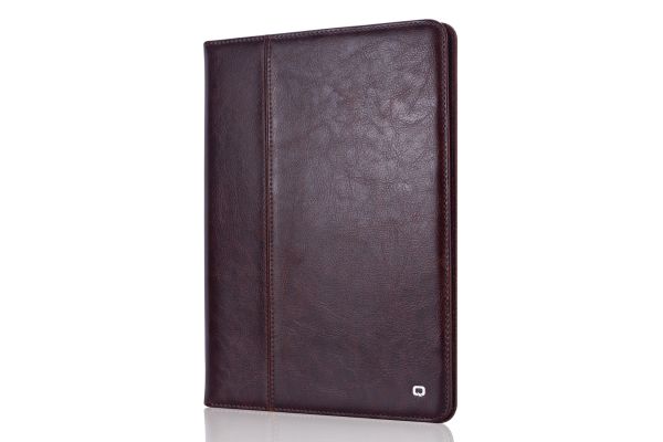 iPad 9.7 2018 echt lederen bookcover bruin