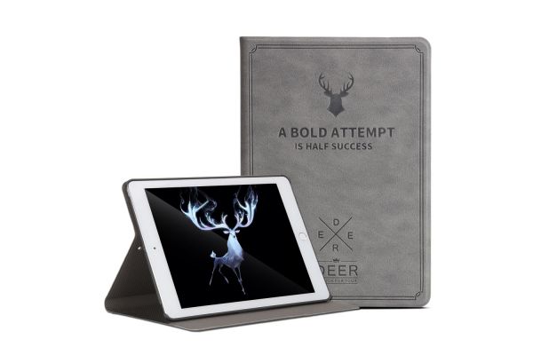 iPad 2017 9.7 design hoes grijs DEER