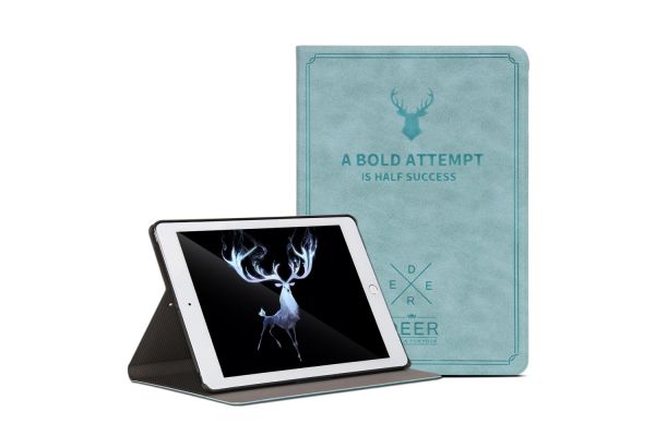 iPad 9.7 (2018) design hoes blauw DEER